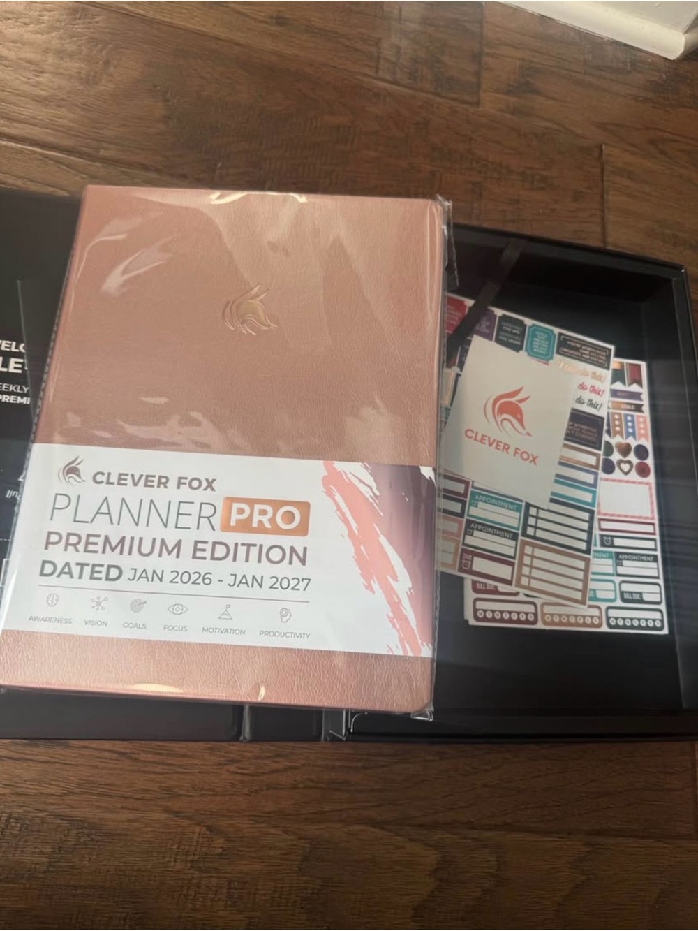 Rose Gold Planner Pro Premium Edition - Dated Jan 2026–Jan 2027